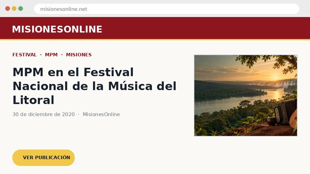 Vista previa de la publicación en MisionesOnline